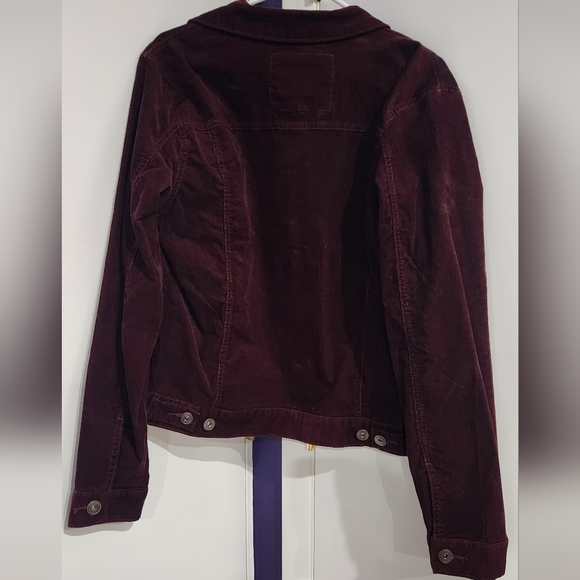 Goodfellow corduroy maroon trucker jacket - Picture 2 of 3